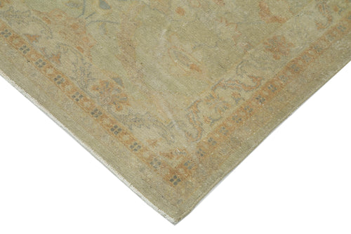 Tebriz Beige Classic Cotton Wool Handmade Area Rug 2'11'' x 11'5''