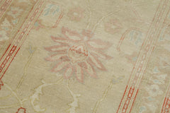 Tebriz Beige Classic Cotton Wool Handmade Area Rug 2'4'' x 13'9''