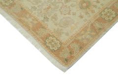 Tebriz Beige Classic Cotton Wool Handmade Area Rug 2'8'' x 11'10''