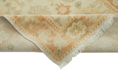 Tebriz Beige Classic Cotton Wool Handmade Area Rug 2'8'' x 11'10''