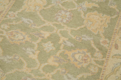 Tebriz Beige Classic Cotton Wool Handmade Area Rug 2'8'' x 12'0''