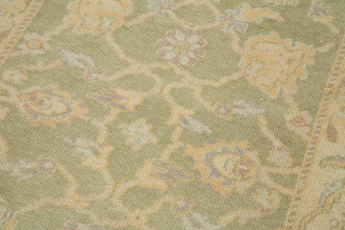 Tebriz Beige Classic Cotton Wool Handmade Area Rug 2'8'' x 12'0''