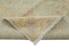 Tebriz Beige Classic Cotton Wool Handmade Area Rug 2'8'' x 12'0''