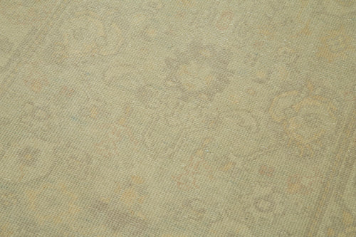 Tebriz Beige Classic Cotton Wool Handmade Area Rug 2'8'' x 11'8''