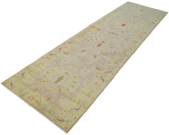 Tebriz Beige Classic Cotton Wool Handmade Area Rug 2'10'' x 11'10''