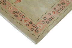 Tebriz Beige Classic Cotton Wool Handmade Area Rug 2'6'' x 10'3''