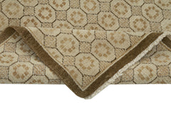Tebriz Beige Classic Cotton Wool Handmade Area Rug 3'2'' x 10'2''