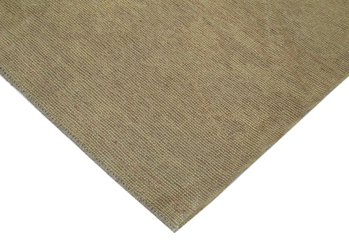 Tebriz Beige Classic Cotton Wool Handmade Area Rug 3'10'' x 11'7''
