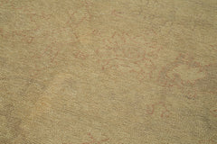 Tebriz Beige Classic Cotton Wool Handmade Area Rug 3'10'' x 11'7''