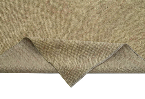 Tebriz Beige Classic Cotton Wool Handmade Area Rug 3'10'' x 11'7''