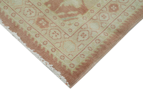 Tebriz Beige Classic Cotton Wool Handmade Area Rug 3'1'' x 9'10''
