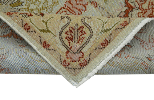 Tebriz Beige Classic Cotton Wool Handmade Area Rug 2'6'' x 13'8''