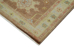 Tebriz Beige Classic Cotton Wool Handmade Area Rug 2'6'' x 13'5''