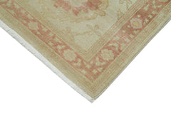 Tebriz Beige Classic Cotton Wool Handmade Area Rug 2'6'' x 13'3''