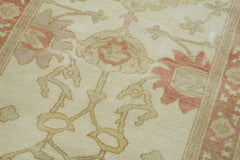 Tebriz Beige Classic Cotton Wool Handmade Area Rug 2'6'' x 13'3''