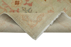 Tebriz Beige Classic Cotton Wool Handmade Area Rug 2'7'' x 12'0''