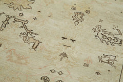 Tebriz Beige Classic Cotton Wool Handmade Area Rug 2'10'' x 11'11''