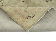 Tebriz Beige Classic Cotton Wool Handmade Area Rug 2'11'' x 12'4''