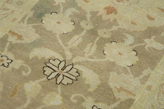 Tebriz Beige Classic Cotton Wool Handmade Area Rug 2'11'' x 11'10''