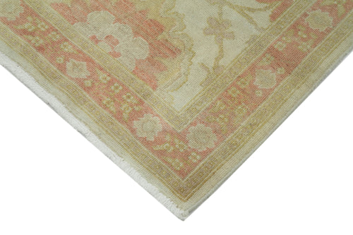 Tebriz Beige Classic Cotton Wool Handmade Area Rug 2'4'' x 9'11''