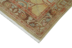 Tebriz Beige Classic Cotton Wool Handmade Area Rug 2'5'' x 13'11''