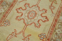 Tebriz Beige Classic Cotton Wool Handmade Area Rug 2'5'' x 13'11''