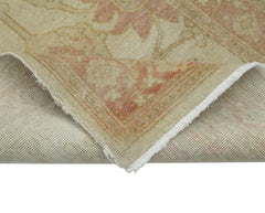 Tebriz Beige Classic Cotton Wool Handmade Area Rug 2'6'' x 13'3''