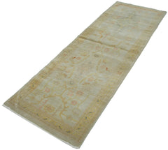 Tebriz Beige Classic Cotton Wool Handmade Area Rug 2'7'' x 7'10''