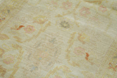 Tebriz Beige Classic Cotton Wool Handmade Area Rug 2'7'' x 7'10''