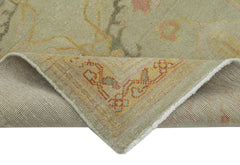 Tebriz Beige Classic Cotton Wool Handmade Area Rug 2'7'' x 7'10''