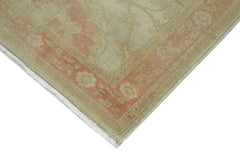 Tebriz Beige Classic Cotton Wool Handmade Area Rug 2'7'' x 13'7''