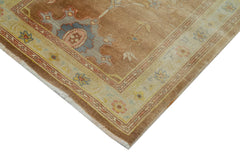 Tebriz Beige Classic Cotton Wool Handmade Area Rug 2'6'' x 13'7''