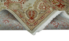 Tebriz Beige Classic Cotton Wool Handmade Area Rug 2'5'' x 13'11''
