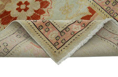 Tebriz Black Classic Cotton Wool Handmade Area Rug 2'7'' x 13'9''