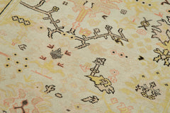 Tebriz Beige Classic Cotton Wool Handmade Area Rug 2'11'' x 11'11''