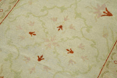 Tebriz Beige Classic Cotton Wool Handmade Area Rug 2'7'' x 10'1''