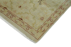 Tebriz Beige Classic Cotton Wool Handmade Area Rug 2'7'' x 10'8''