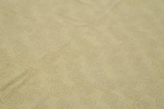 Tebriz Beige Classic Cotton Wool Handmade Area Rug 6'11'' x 9'8''