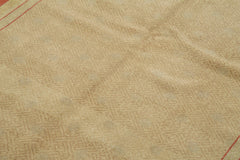 Tebriz Beige Classic Cotton Wool Handmade Area Rug 5'8'' x 8'4''