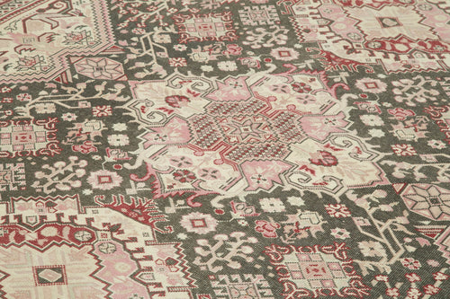 Tebriz Beige Classic Cotton Wool Handmade Area Rug 8'0'' x 11'6''