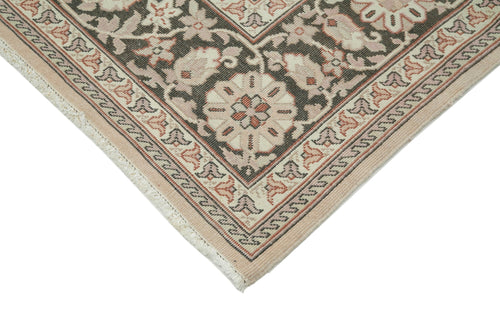 Tebriz Grey Classic Cotton Wool Handmade Area Rug 7'2'' x 10'6''