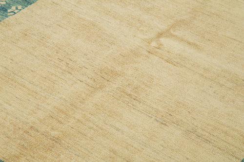 Tebriz Beige Classic Cotton Wool Handmade Area Rug 6'6'' x 7'10''