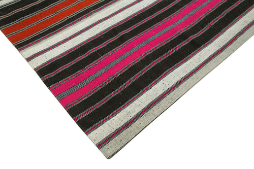 Kirk Yama Grey Patchwork Cotton Wool Handmade Area Rug 8'6'' x 12'8''