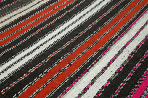 Kirk Yama Grey Patchwork Cotton Wool Handmade Area Rug 8'6'' x 12'8''