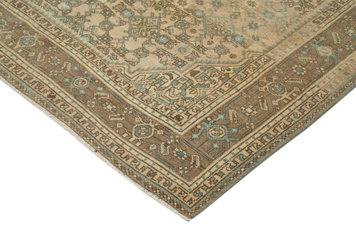 Persian Beige Classic Cotton Wool Handmade Area Rug 5'3'' x 10'3''
