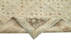 Persian Beige Classic Cotton Wool Handmade Area Rug 5'3'' x 10'3''