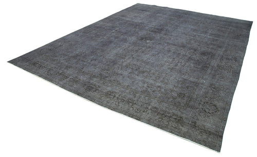 Persian Grey Classic Cotton Wool Handmade Area Rug 9'5'' x 13'0''