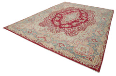 Handmade Area Rug – Persian Classic Beige Cotton Wool Carpet 9'8''x13'9''