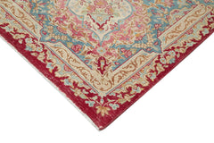 Handmade Area Rug – Persian Classic Beige Cotton Wool Carpet 9'8''x13'9''