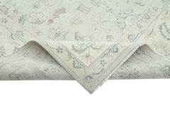 Persian Beige Classic Cotton Wool Handmade Area Rug 8'10'' x 11'6''